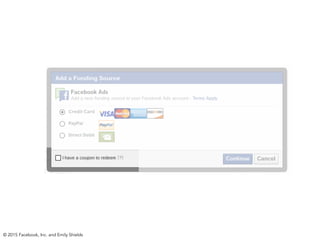 © 2015 Facebook, Inc. and Emily Shields
 