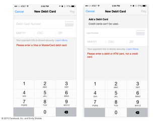 © 2015 Facebook, Inc. and Emily Shields
 