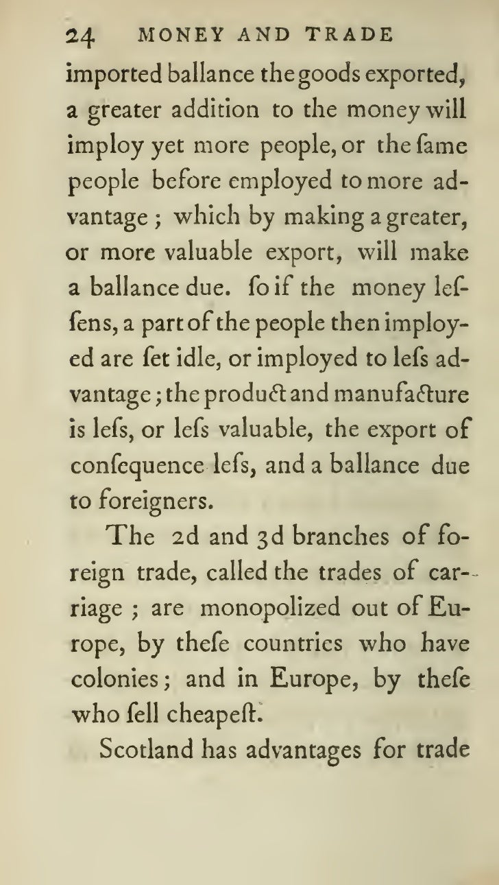 Money and trade