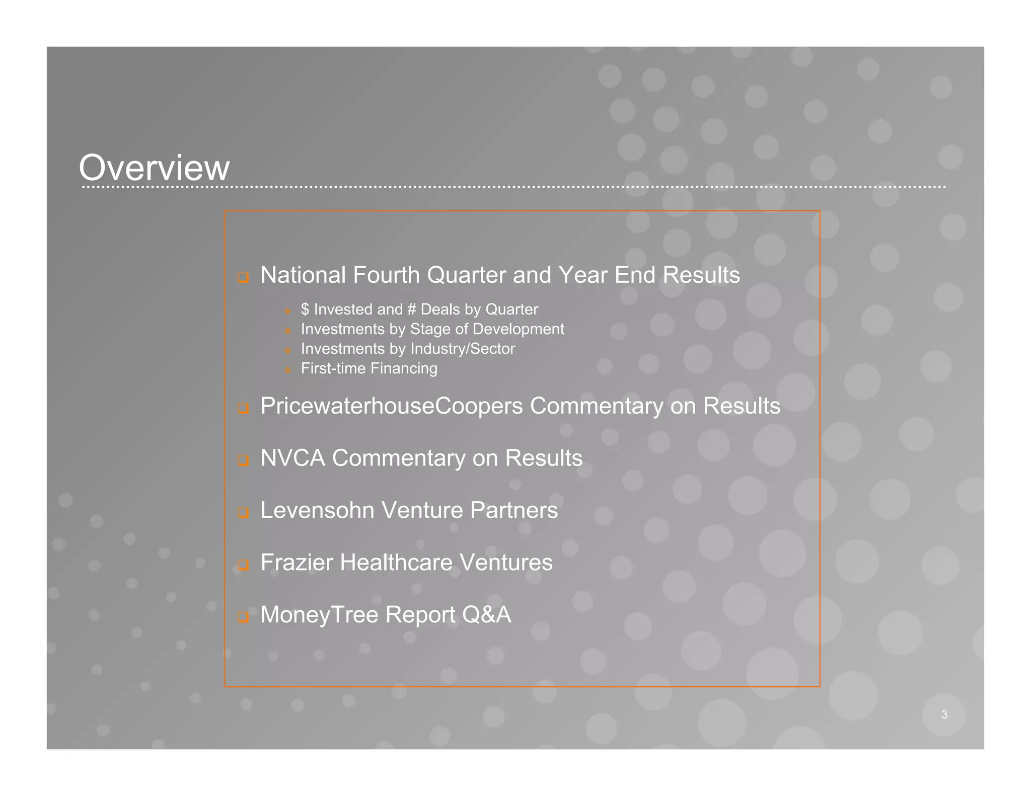 Moneytree Analyst Call Q408