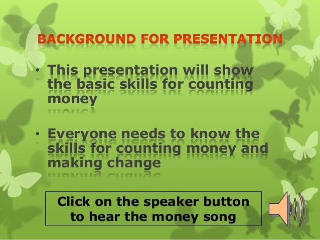 Money tutorial