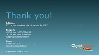Thank you!
38
Address:
9001 N Interstate Hwy 35 #150, Austin, TX 78753
Support:
US Toll free: 1-855-722-8165
UK Toll free ...