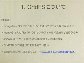 MongoDB   GridFS
 