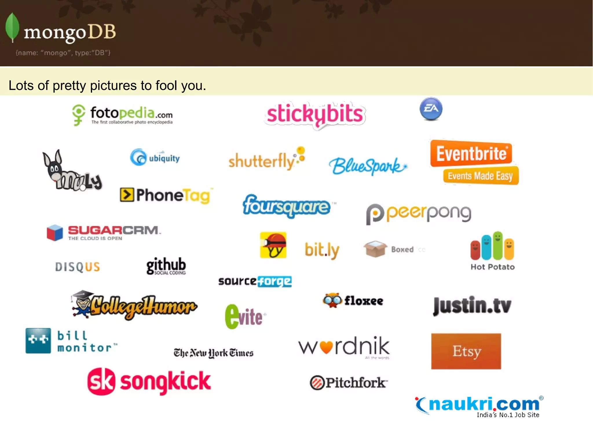 Lots of pretty pictures to fool you. 