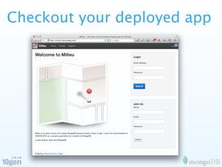 Checkout your deployed app
 