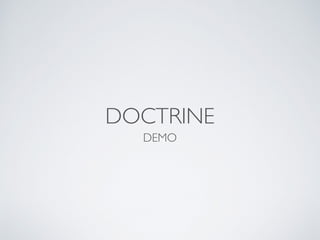 DOCTRINE
DEMO
 