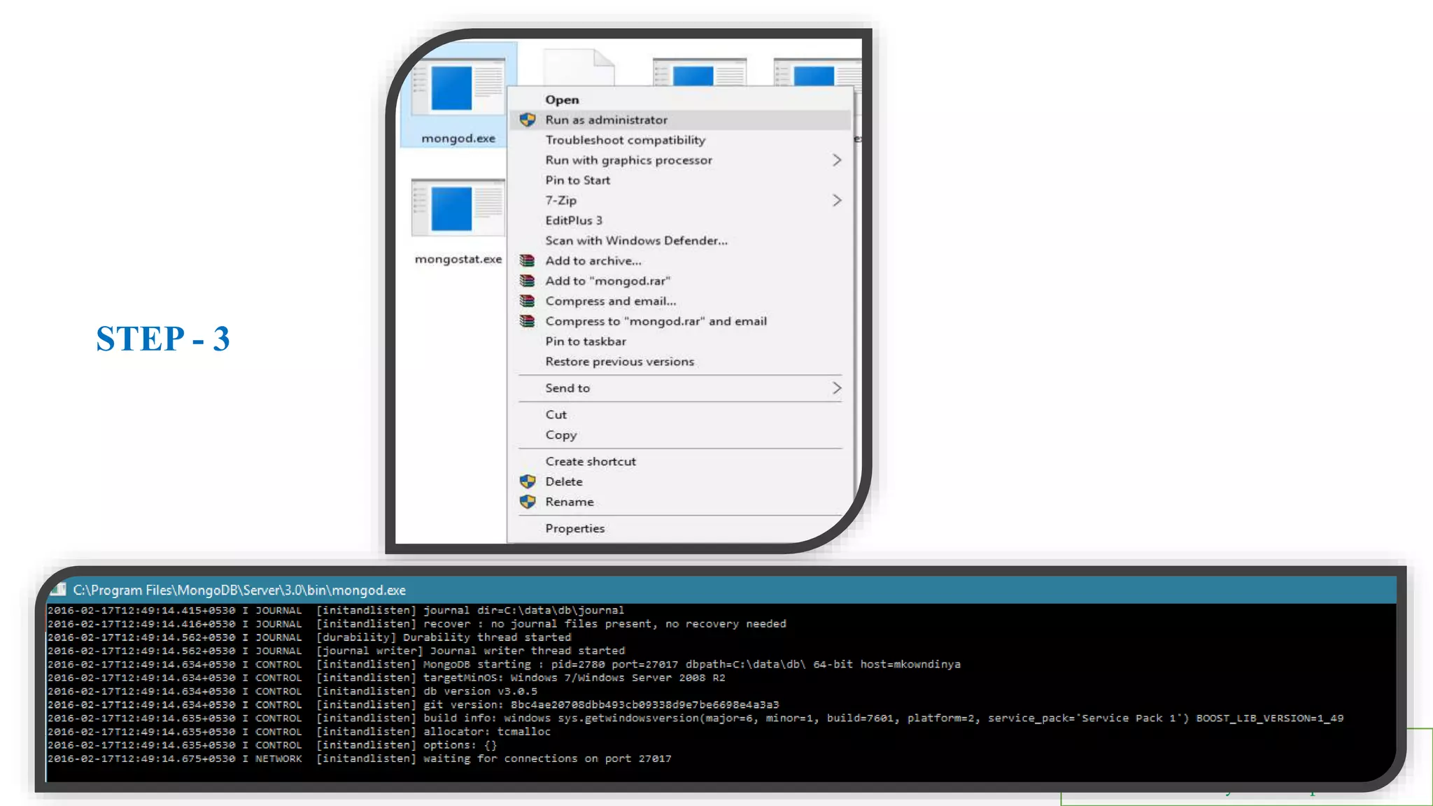 By ,
Kowndinya Mannepalli
STEP - 3
 