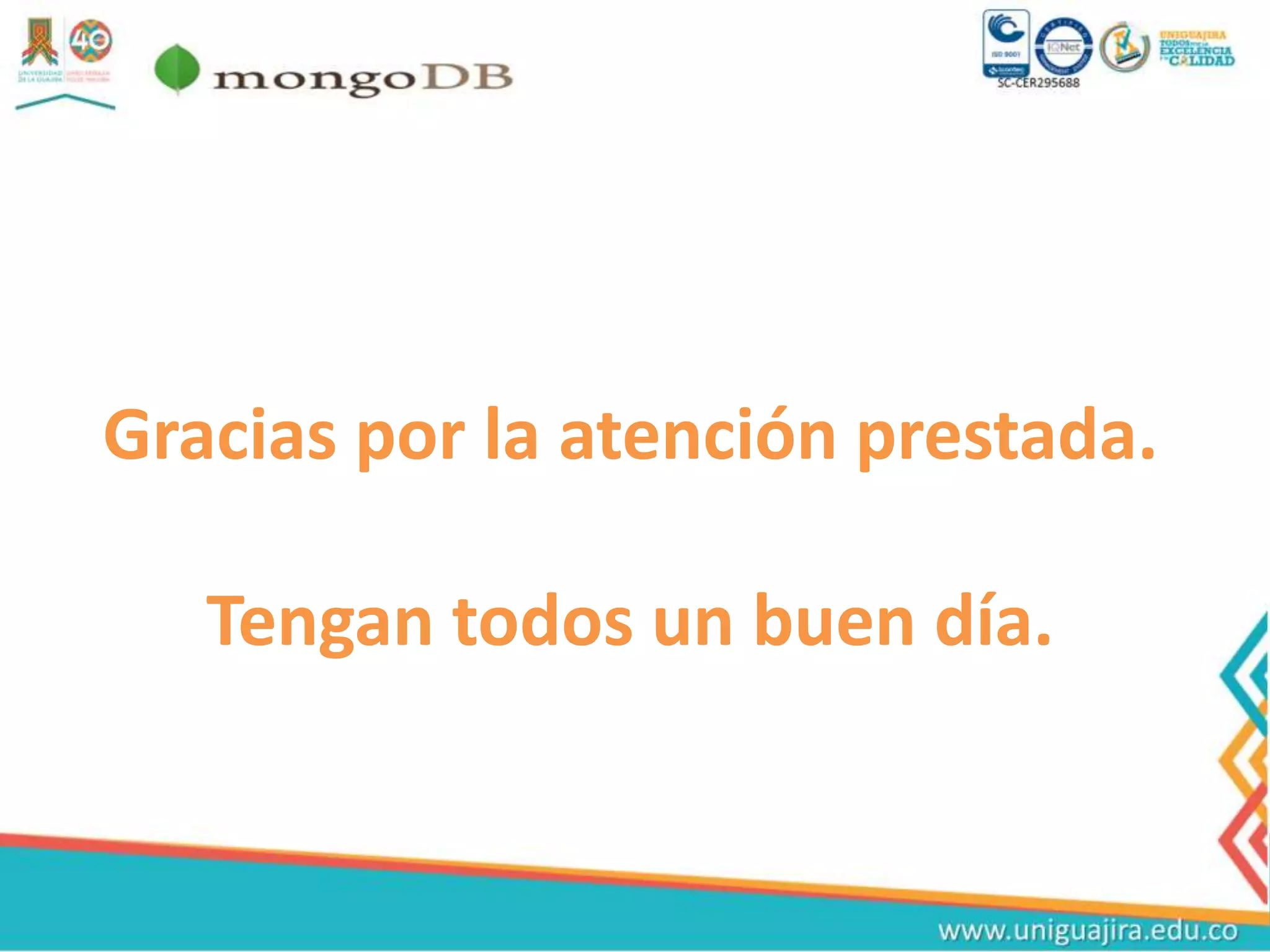 Gracias por la atención prestada.
Tengan todos un buen día.
 