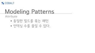 Modeling Patterns
Extended Reference
 