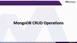 MongoDB CRUD Operations
 