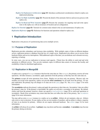 Mongo db replication guide | PDF