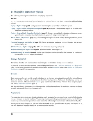 Mongo db replication guide | PDF