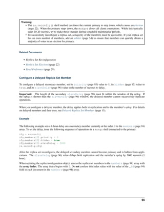 Mongo db replication guide | PDF