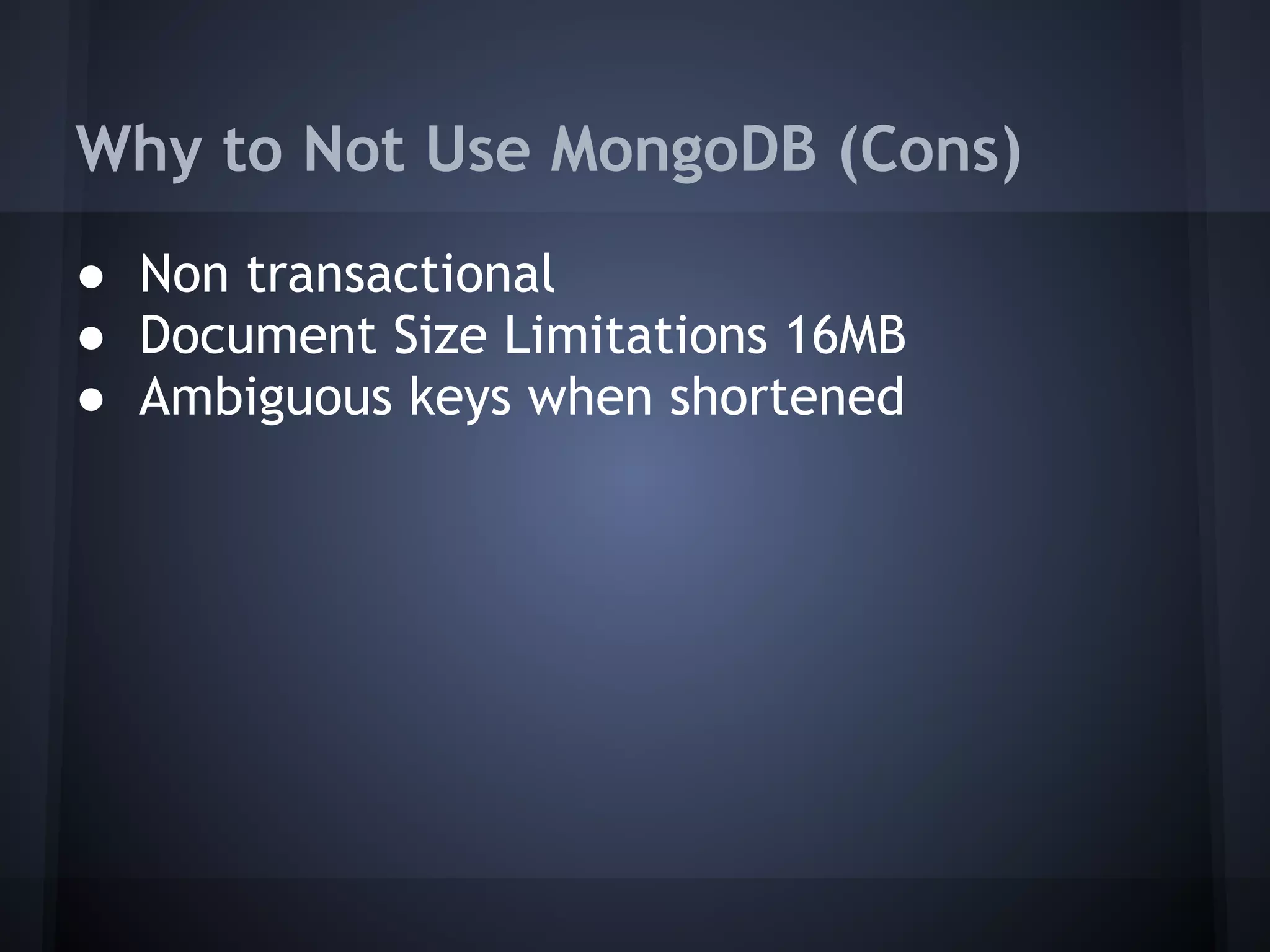 MongoDB NoSQL and all of its awesomeness | PDF | Databases | Computer ...