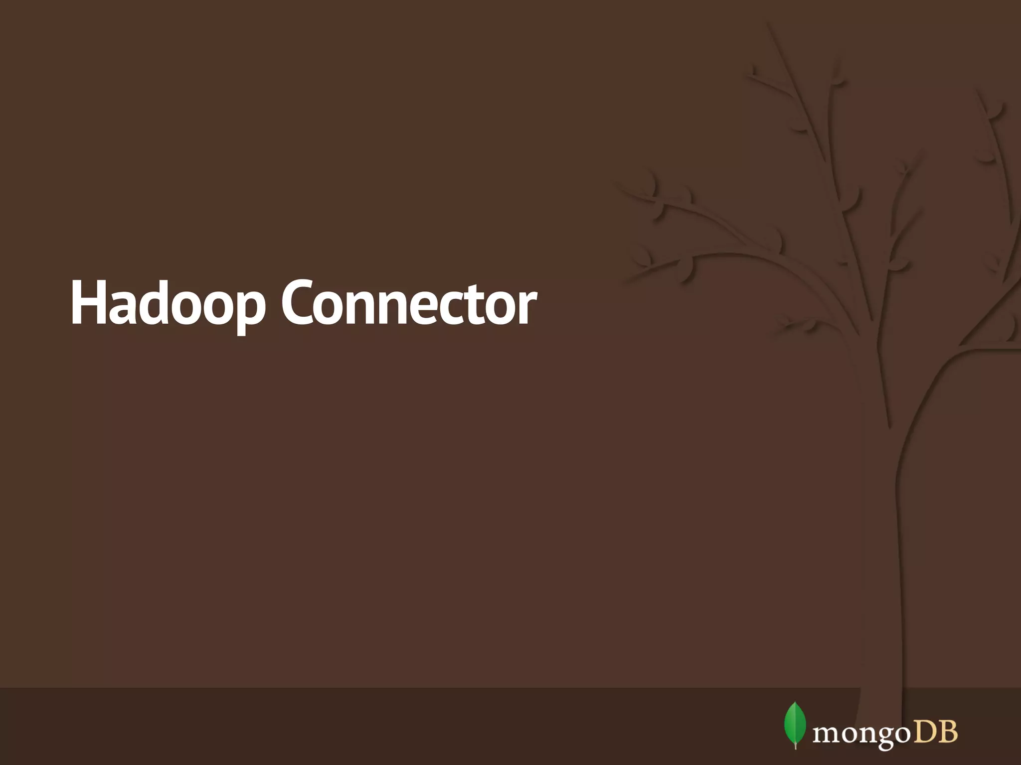 Hadoop Connector 