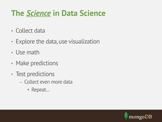 Analytics with MongoDB Aggregation Framework and Hadoop Connector | PDF