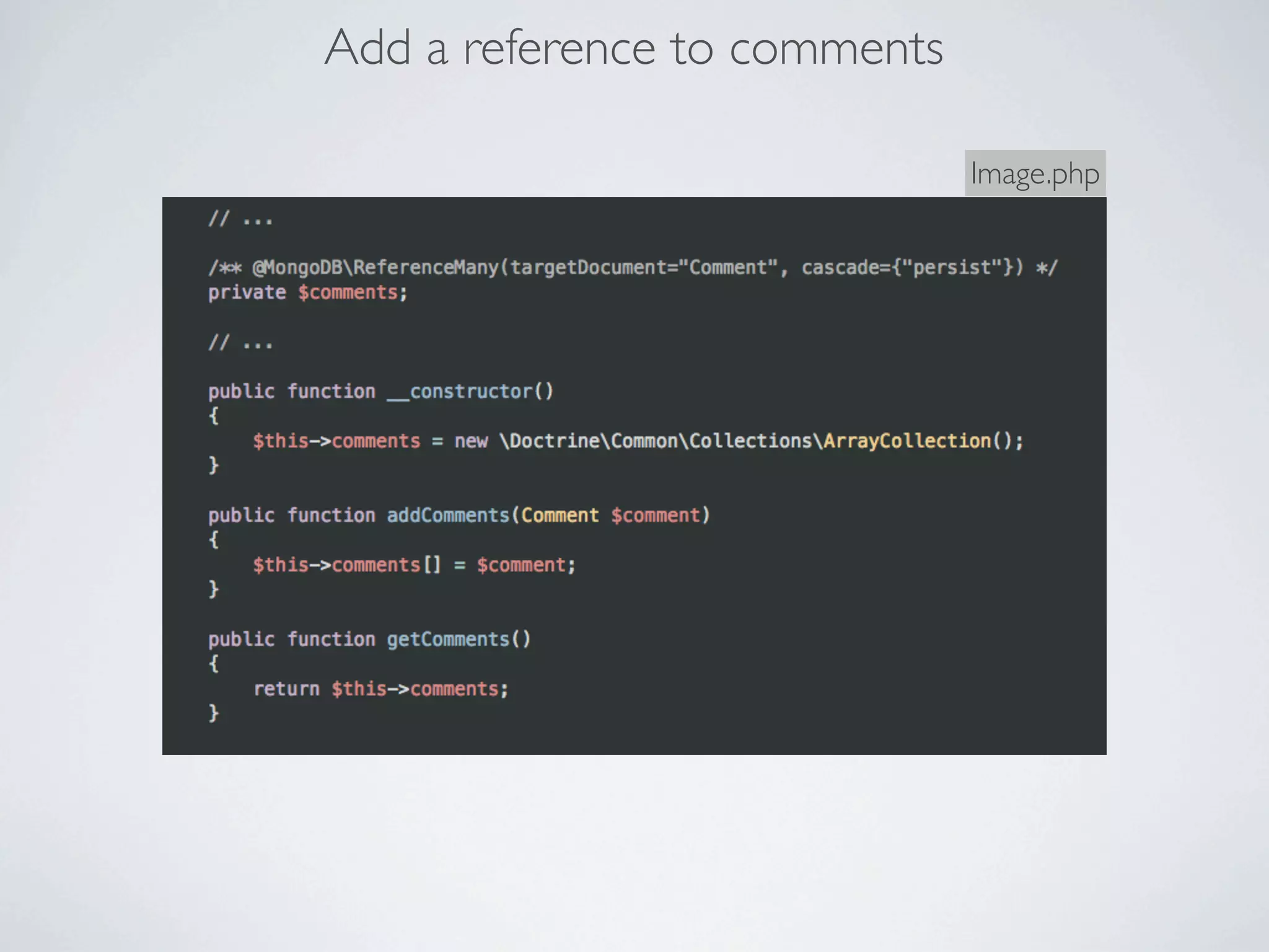 Add a reference to comments

                              Image.php
 