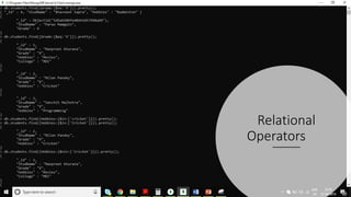 Relational
Operators
 
