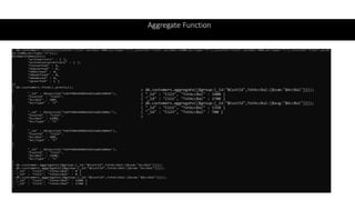 Aggregate Function
 