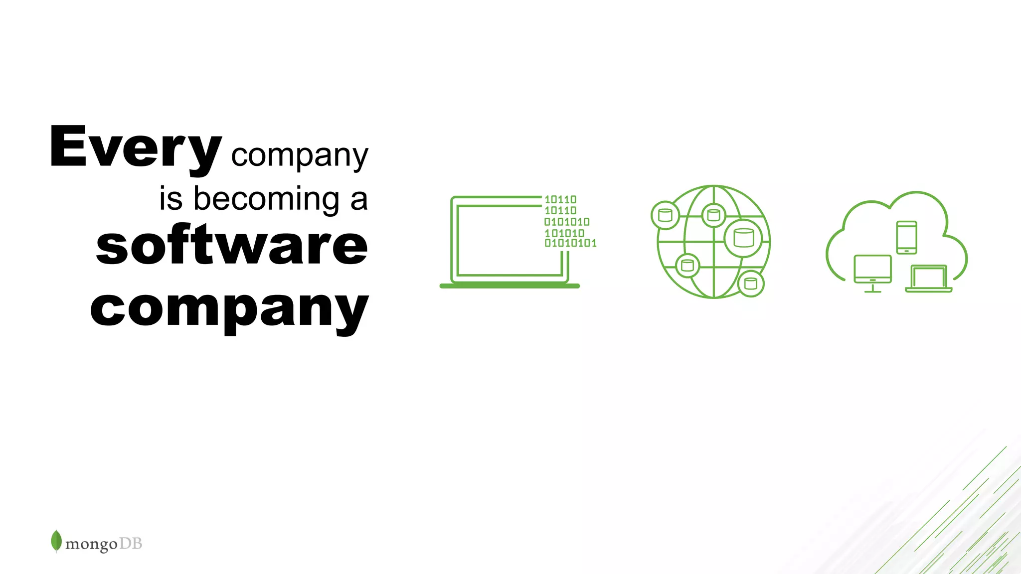Everycompany
is becoming a
software
company
 
