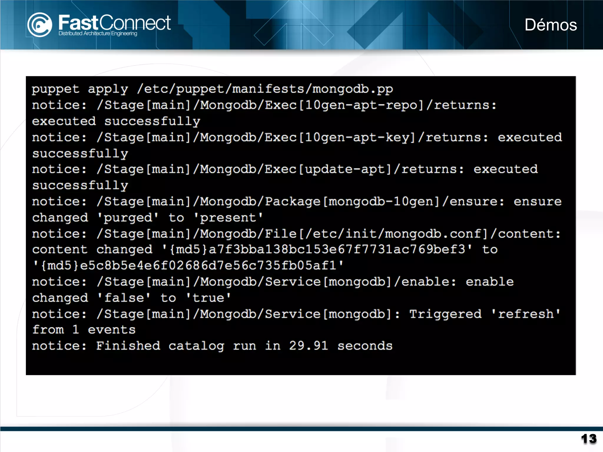 Démos




        13
 