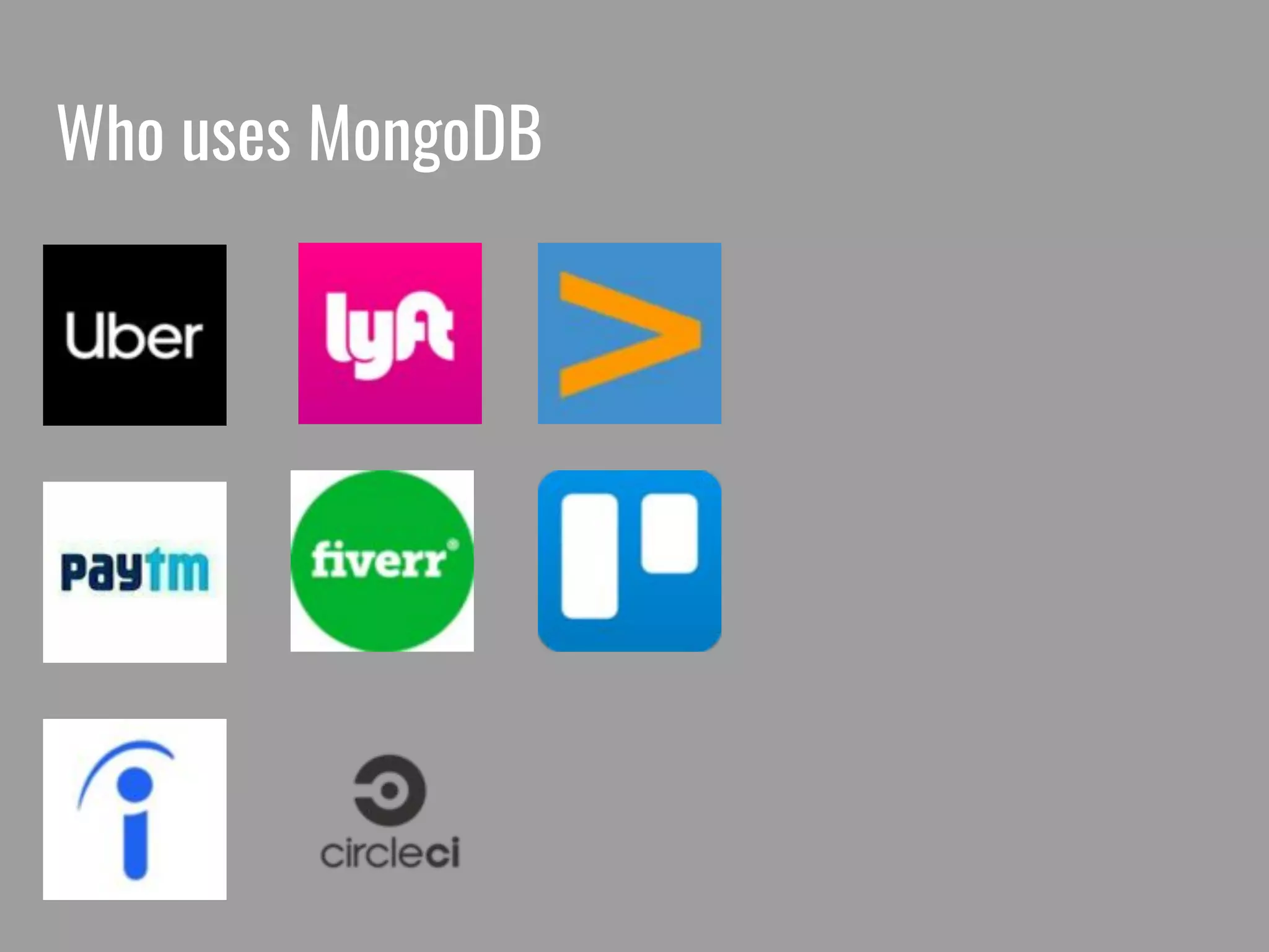 Who uses MongoDB 