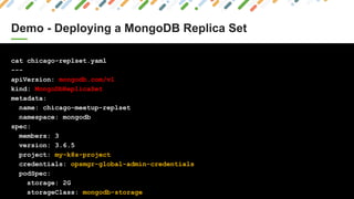 Running MongoDB Enterprise on Kubernetes | PPT