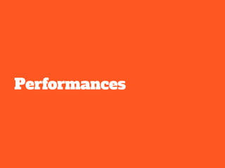 Performances
 