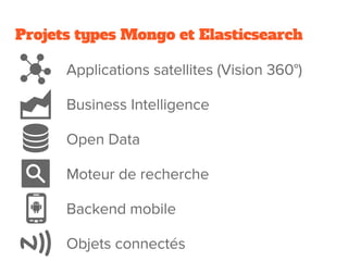 Projets types Mongo et Elasticsearch
 