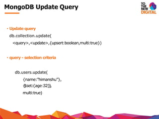 MongoDb and NoSQL | PPT