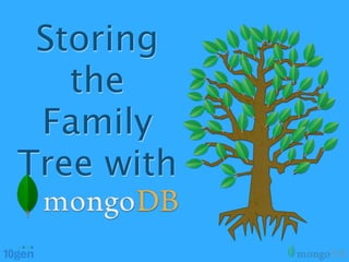 Storing
   the
 Family
Tree with
 