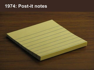 4
1974: Post-it notes
 
