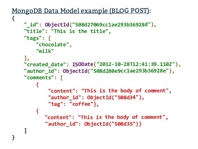 MongoDB - How to model and extract your data