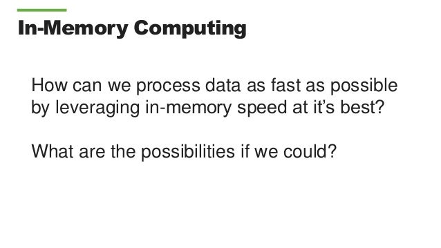in memory compute