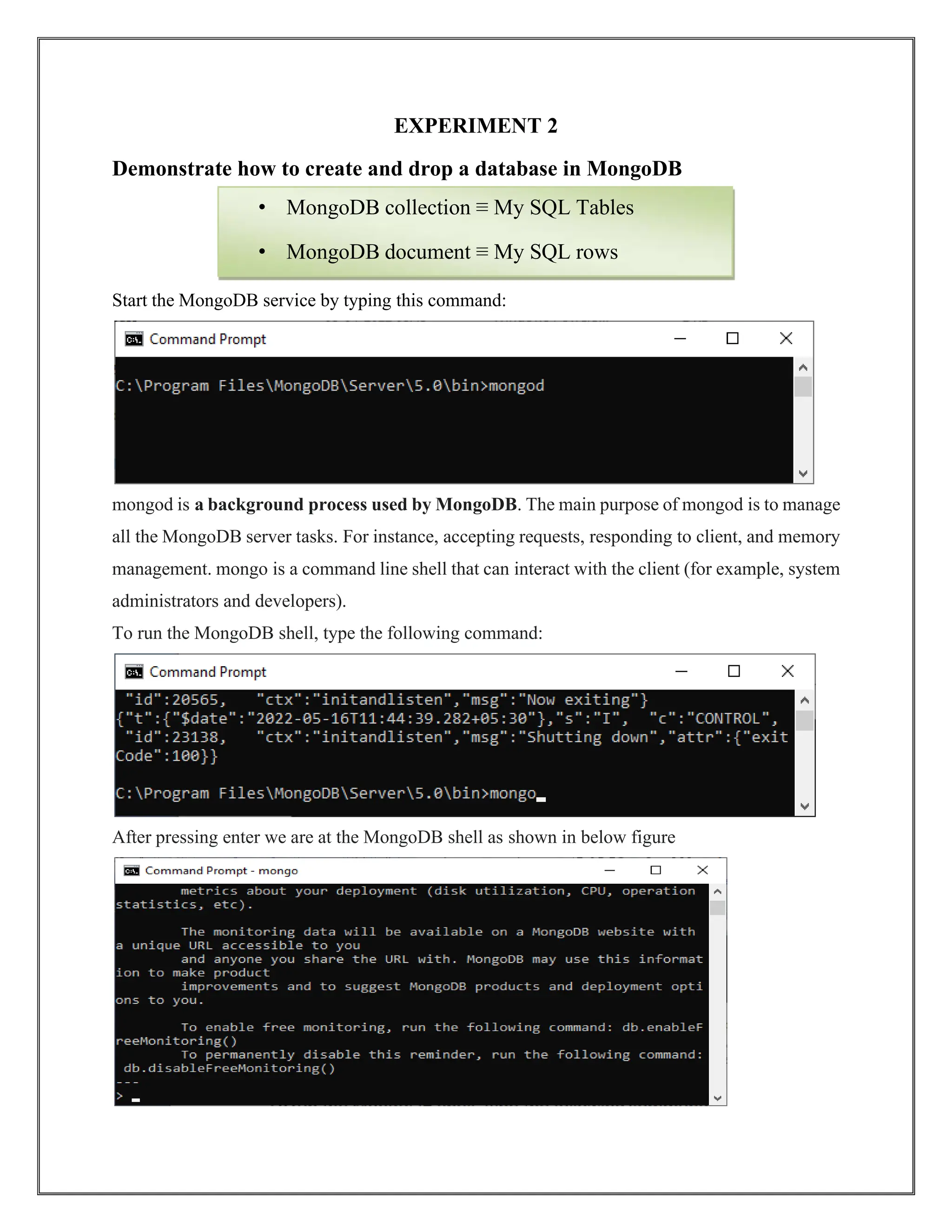 MongoDB Lab Manual (1).pdf used in data science | PDF