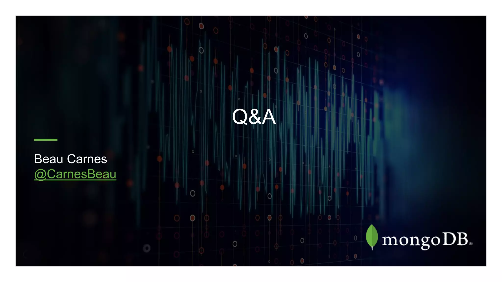 Q&A
Beau Carnes
@CarnesBeau
 