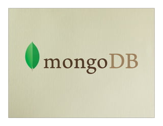 MongoDB