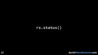 david@davidmturner.com
rs.status()
27
 