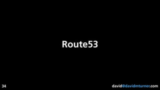 david@davidmturner.com
Route53
34
 