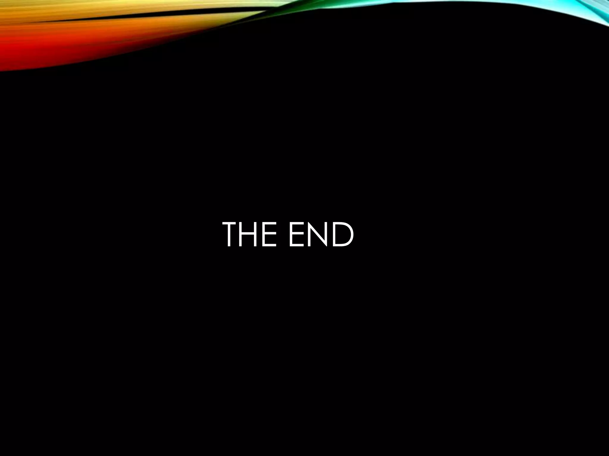 THE END 
