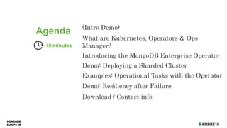 MongoDB Ops Manager and Kubernetes - James Broadhead | PPTX