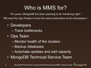 MongoDB Performance Tuning and Monitoring | PPTX
