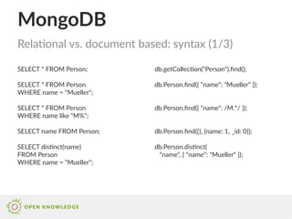 Mongo DB schema design patterns | PPT