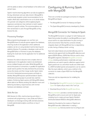 Apache Spark and MongoDB - Turning Analytics into Real-Time Action | PDF