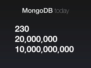 The MongoDB Strikes Back / MongoDB 의 역습