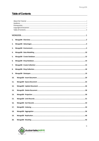 Mongodb tutorial | PDF