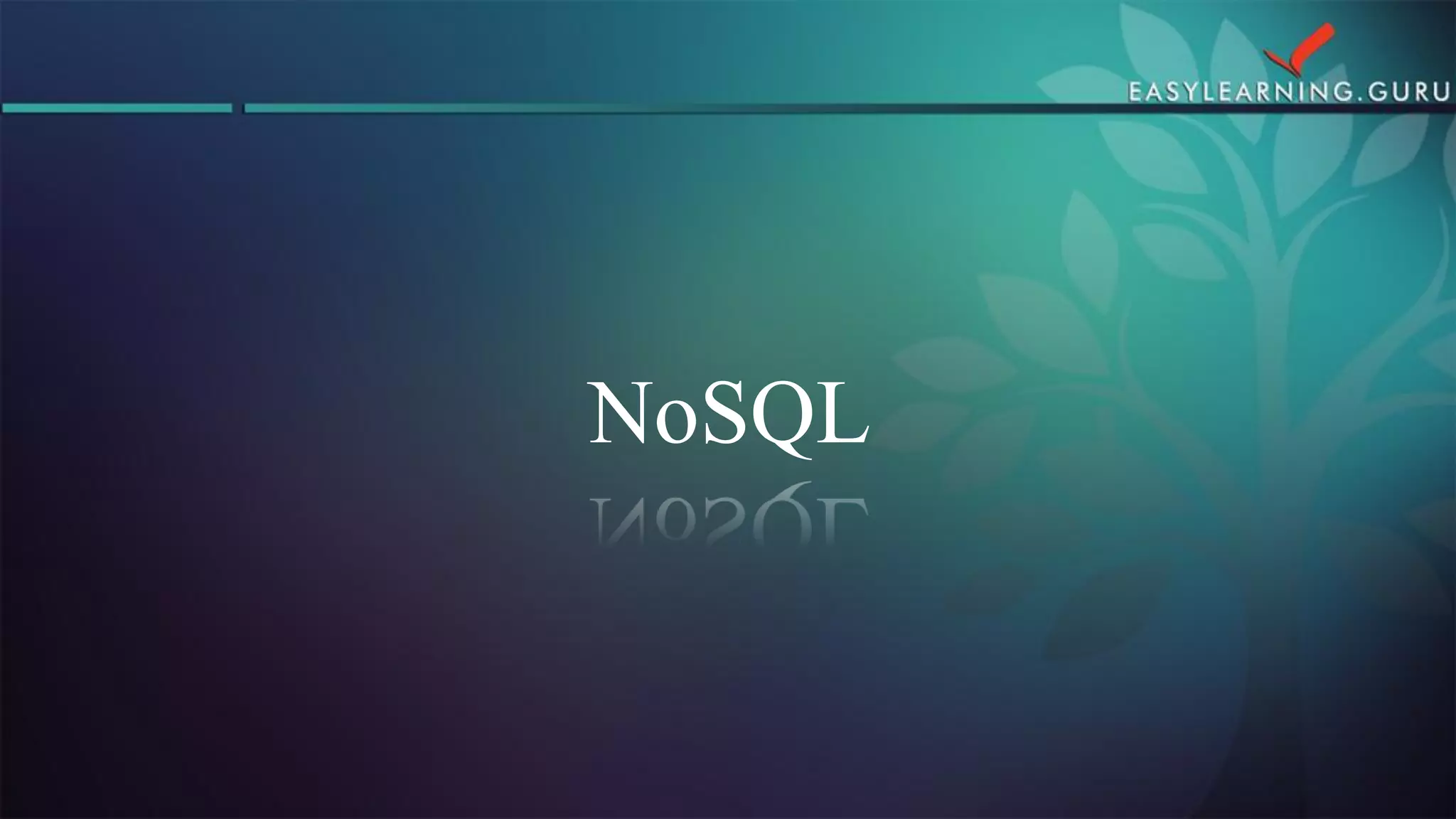 NoSQL  