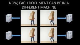 NOW, EACH DOCUMENT CAN BE IN A
DIFFERENT MACHINE

 