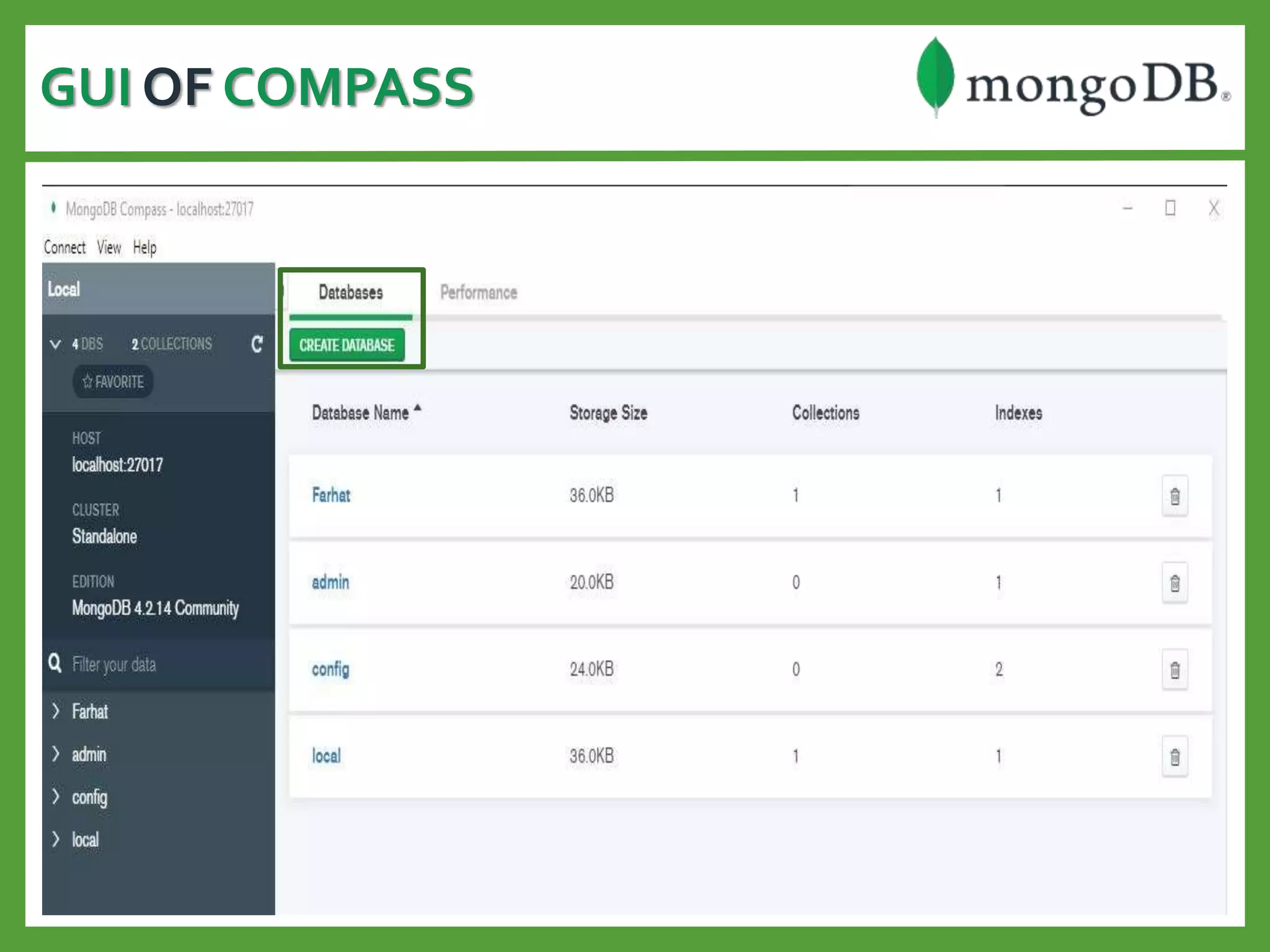 GUI OF COMPASS
 