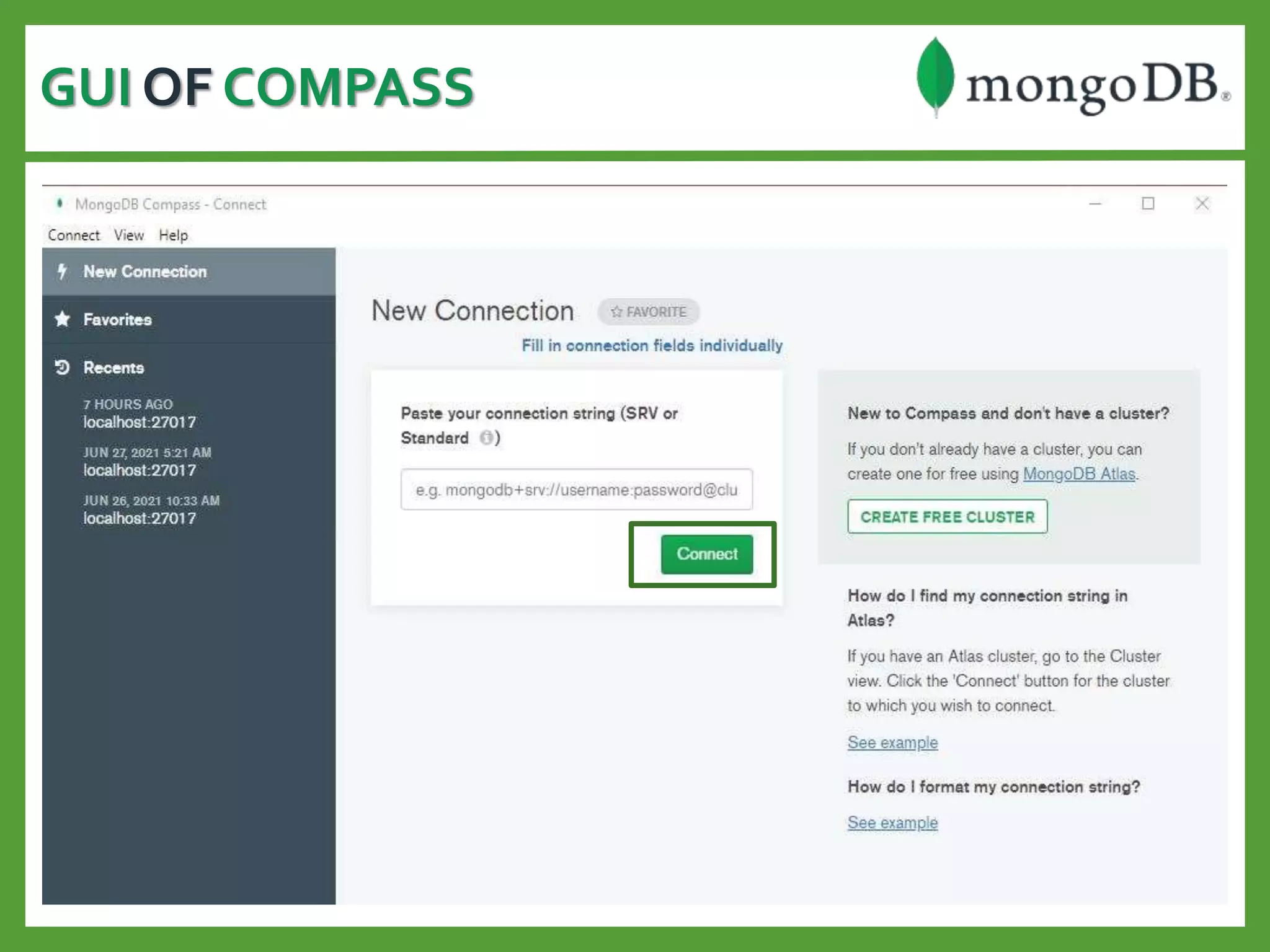 GUI OF COMPASS
 